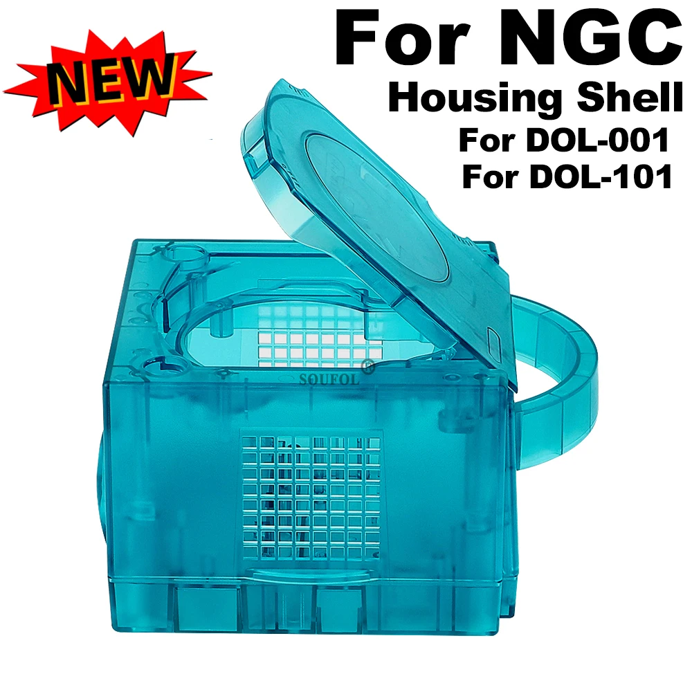 Gaming Console Nintendo - Étui de remplacement bleu glace pour