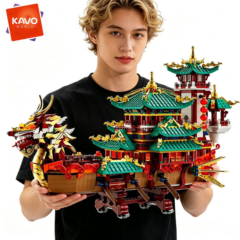 Gaming Console Lego - KAVOWORLD 2453 pièces Blocs de construction