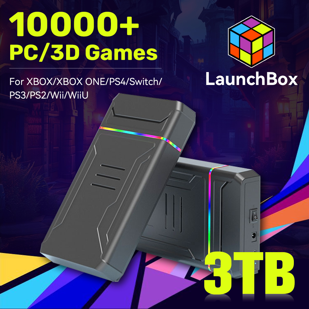 Gaming Console Video Game - JMachen-Console de jeux vidéo Launchbox, 3