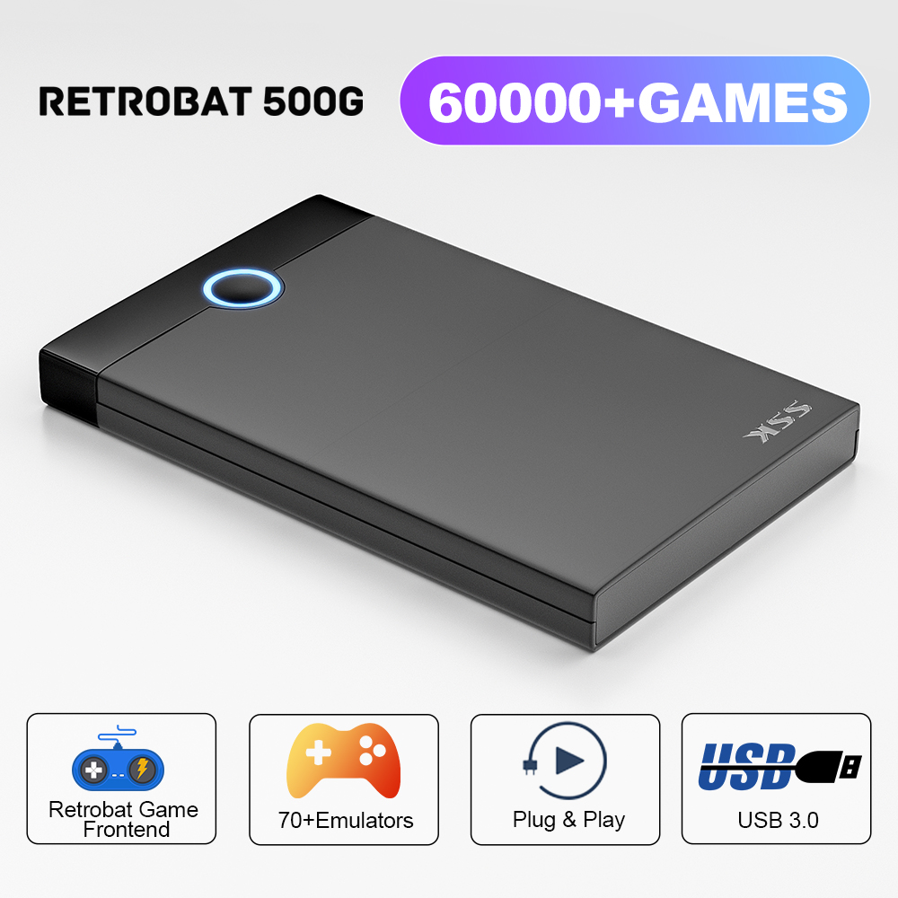 Gaming Console Video Game - KINHANK Super Console X Retrobat HDD