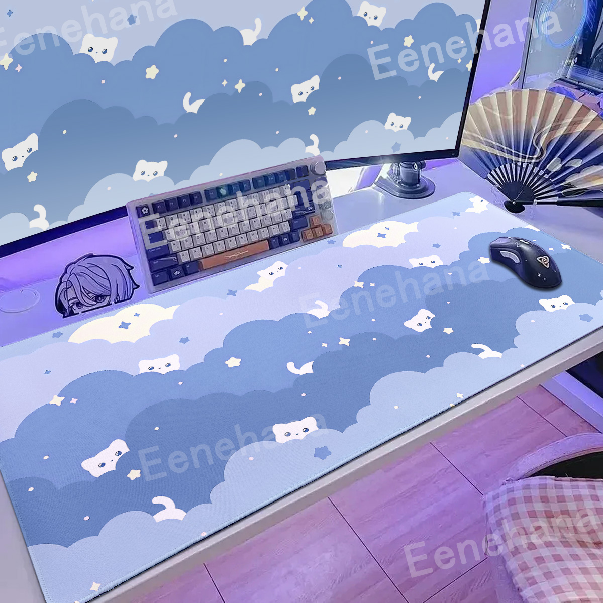 Xxl Art nuages & étoiles tapis - Gaming Console Cloud avis et prix