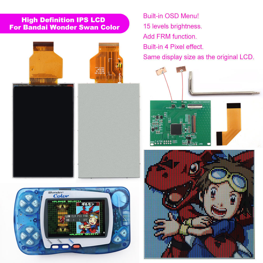 Écran LCD IPS WSC Highlight, k - Gaming Console Display avis et prix
