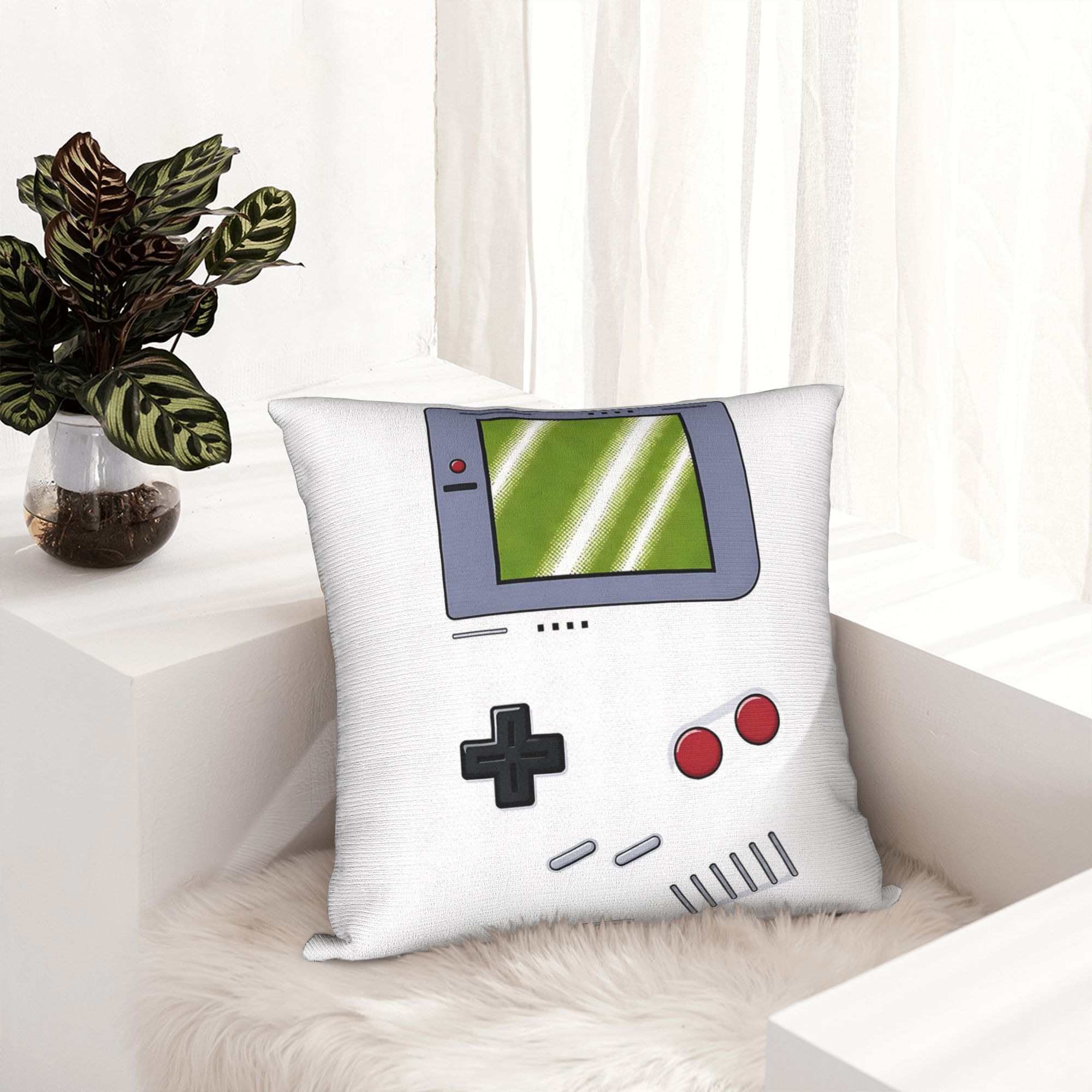 Housse de coussin en polyester - Gaming Console Old School avis et prix