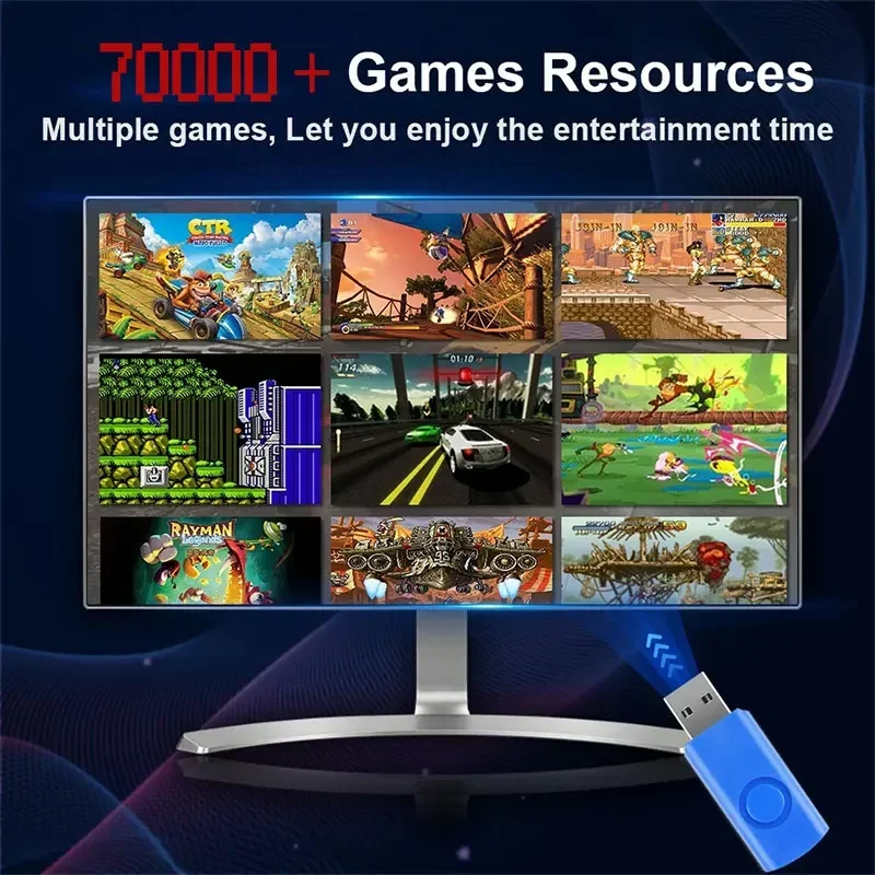 Console de jeu rétro 70000 + j - Gaming Console Video Game avis et prix